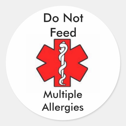 警告シール ラウンドシール (正面)