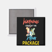 警告ドリンク買パッケージクルーズおもしろいー マグネット (正面/裏面)