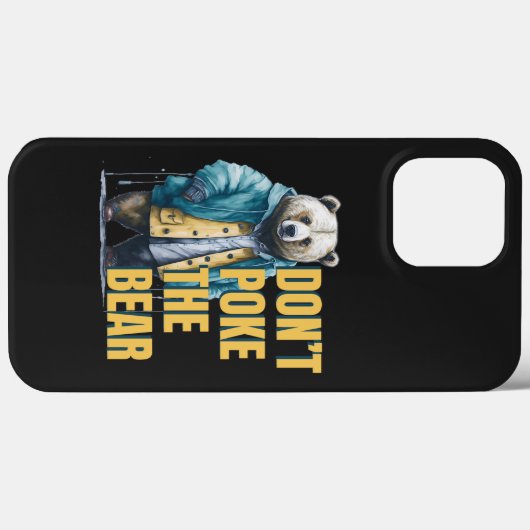 警告フレンドリー:『クマのジョークを言うなおもしろいよ Case-Mate iPhoneケース (裏面 (横))