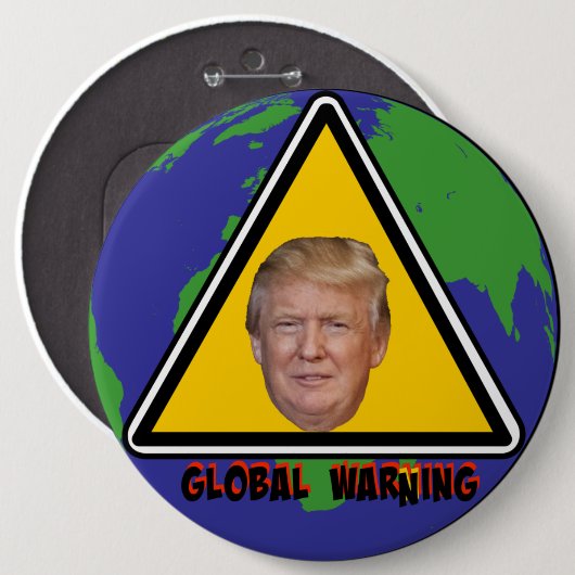 警告ボタン 缶バッジ (正面&裏面)