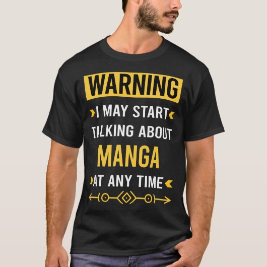 警告マンガ Tシャツ (正面)