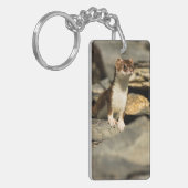 警告ワイゼル キーホルダー (正面左)