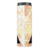 警告安全記号の赤い色の三角形の形状 タンブラー (裏面)