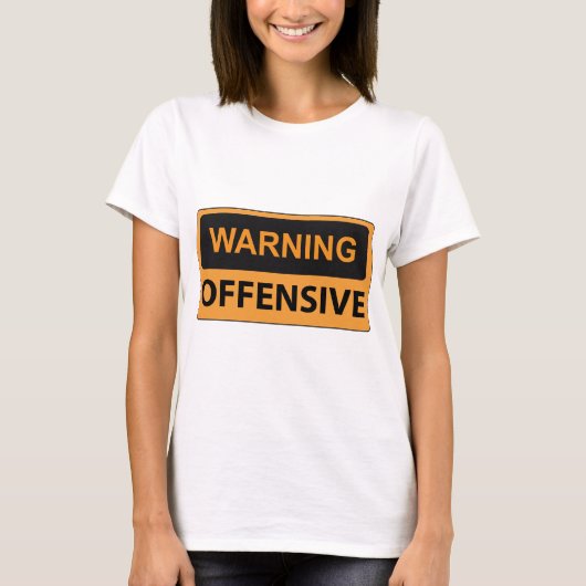 警告攻撃 Tシャツ (正面)