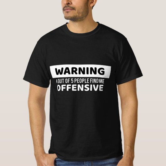 警告攻撃 Tシャツ (正面)