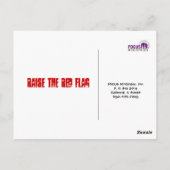 警告標識カード ポストカード (裏面)