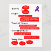 警告標識カード ポストカード (正面)