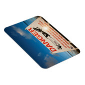 警告標識セント・マーテン空港近く マグネット (右側)