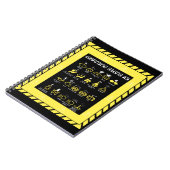 警告標識101 ノートブック (左側)