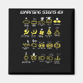 警告標識101 マグネット (正面)