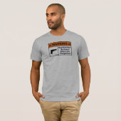 警告標識2 Tシャツ (正面フル)