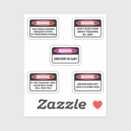 警告標識3シール シール