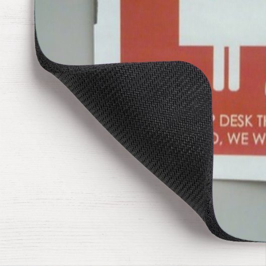 警告標識 マウスパッド (コーナー)