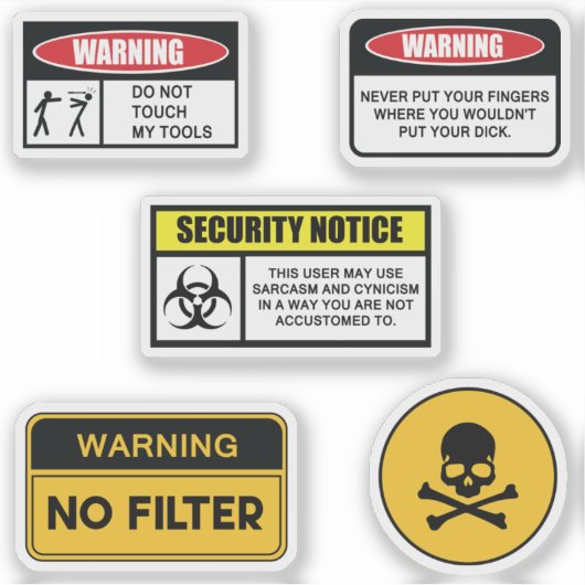 警告標識I シール (正面)