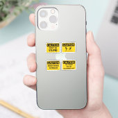 警告標識IVシール シール (スマートフォン)