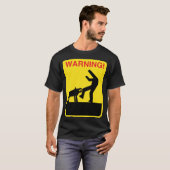 警告犬 Tシャツ (正面フル)