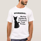 警告猫 Tシャツ (正面)
