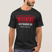警告祈りの戦士ゾーン奇跡キリスト教 Tシャツ (正面)