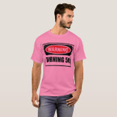 警告50人のTシャツを回します Tシャツ (正面フル)