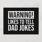 警告!お父さんネタが好きです ポストカード (正面)
