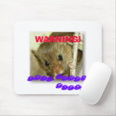 警告! 、このマウスはかみます マウスパッド (マウス)