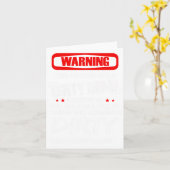 警告: この人は下品な考え方をするので、発言には注意してください。 カード (黄色い花)