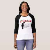 警告!  この人は馬述べるかもしれません! Tシャツ (正面フル)