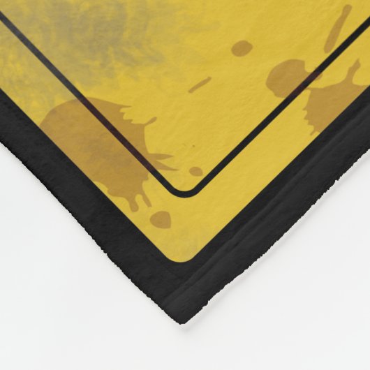 警告! この特性は猛禽によって保護されます フリースブランケット (角)