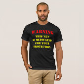 警告: この獣医は薬用です Tシャツ (正面フル)
