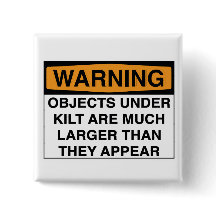 警告-キルトの下の大きい目的