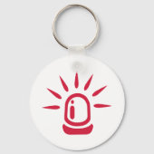 警告 キーホルダー (正面)