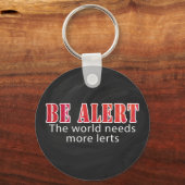 警告 キーホルダー (正面)