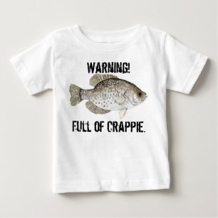 警告! 、クラッピーの完全 ベビーTシャツ
