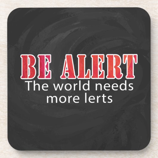 警告 コースター (正面)