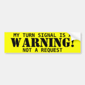 警告! ステッカー (正面)