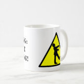 警告: ゾンビの交差! コーヒー・マグ コーヒーマグカップ (正面右)