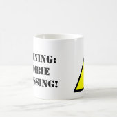 警告: ゾンビの交差! コーヒー・マグ コーヒーマグカップ (中央)