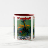 警告! ツートーンマグカップ (中央)