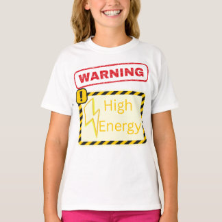警告:ハイエナジーTシャツ Tシャツ