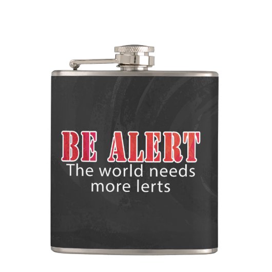 警告 フラスク (正面)