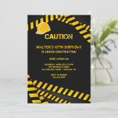 警告 ヘルメット 招待状 (スタンド正面)