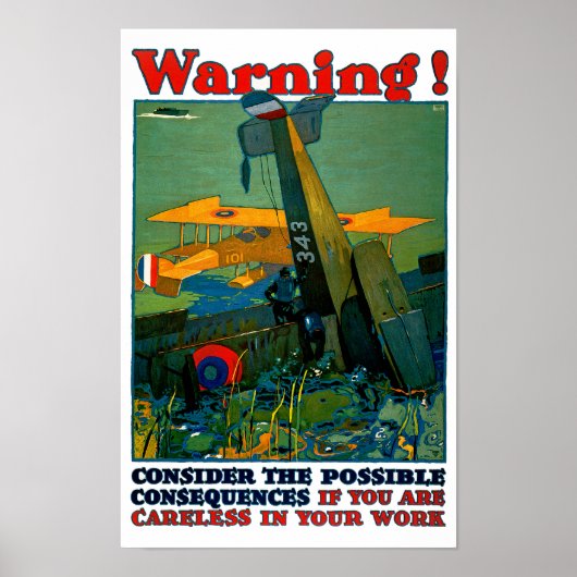 警告! ポスター (正面)