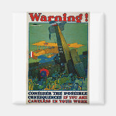 警告! マグネット (正面)