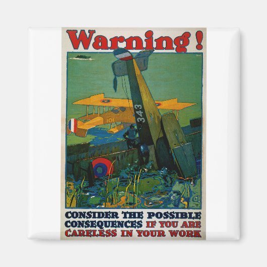 警告! マグネット (正面)