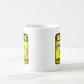 警告! ユーフォニアムプレーヤー コーヒーマグカップ (中央)