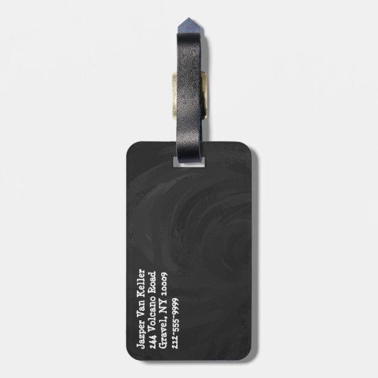 警告 ラゲッジタグ (裏面縦)