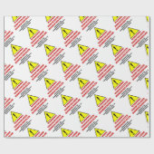 警告 ラッピングペーパー (フラット)