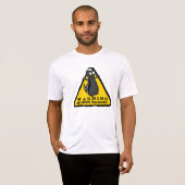 警告 ラーテル! Tシャツ (正面フル)