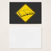 警告：予約を前に！ (正面&裏面)