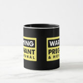 警告: 妊娠した及びホルモン性 マグカップ (中央)